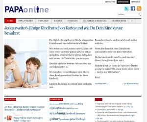 Bildschirmfoto: Blog papa-online.com